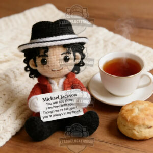 Michael Jackson Emotional Support Crochet Doll