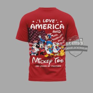 Mickey & Friends 250th Anniversary of Freedom T-Shirt