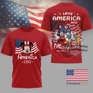 Mickey & Friends 250th Anniversary of Freedom T-Shirt