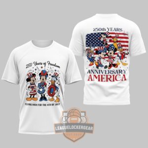 Mickey Mouse & Friends 250th Anniversary of America T-Shirt