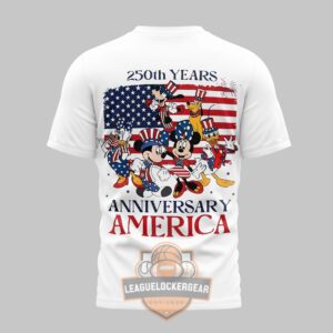 Mickey Mouse & Friends 250th Anniversary of America T-Shirt