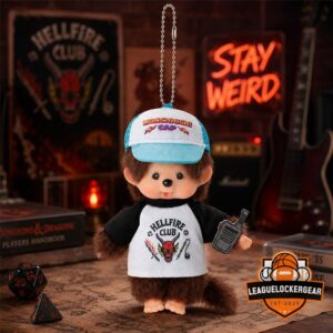Monchhichi Stranger Things Hellfire Club Plush Toy