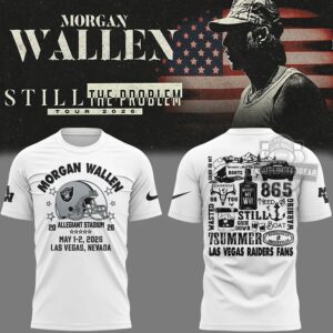 Morgan Wallen Las Vegas Raiders Still The Problem Tour 2026 T-Shirt