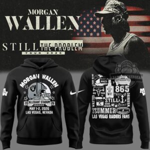 Morgan Wallen Las Vegas Raiders Still The Problem Tour 2026 T-Shirt