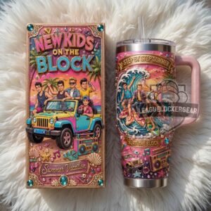 New Kids On The Block Summer Vacation Tumbler