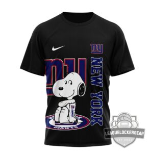 New York Giants Snoopy Yes I'm Old But I Saw Giants Greatness T-Shirt