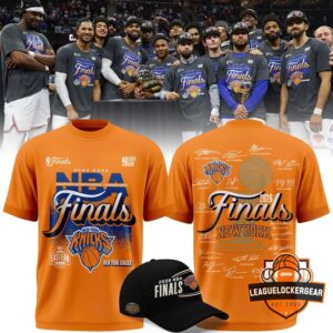 New York Knicks 2026 NBA Eastern Conference Champions Signed T-Shirt