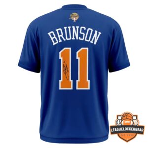 Knicks Jalen Brunson Eastern Conference Finals MVP Signed T-Shirt