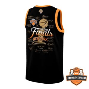 Knicks Jalen Brunson MVP Finals Signed Basketball Jersey