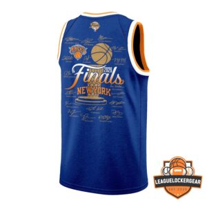 Knicks Jalen Brunson MVP Finals Signed Basketball Jersey
