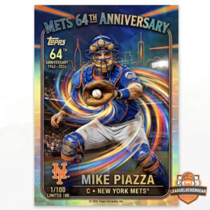 New York Mets 64th Anniversary Edition Trading Cards