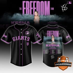 New York Yankees Kesha The Freedom Tour Baseball Jersey
