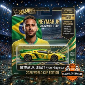 Hot Wheels Neymar Jr. Legacy Series 2026 World Cup Edition Hyper-Supercar