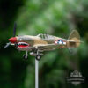 Warhawk Flying Tigers Shark Mouth Airplane Weathervane