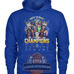 Paris Saint-Germain Back to Back Champions League 2026 T-Shirt