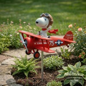 Peanuts Snoopy Flying Ace 75th Anniversary Wind Spinner