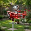Peanuts Snoopy Flying Ace 75th Anniversary Wind Spinner