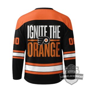 Philadelphia Flyers Believe Ignite The Orange Hockey Jersey
