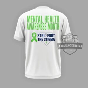 Philadelphia Phillies Mental Health Awareness Month Strike Out The Stigma T-Shirt