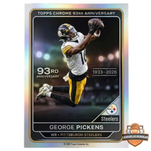 Pittsburgh Steelers 93rd Anniversary Trading Cards