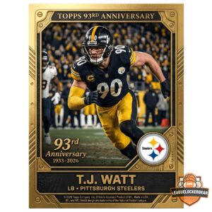 Pittsburgh Steelers 93rd Anniversary Trading Cards