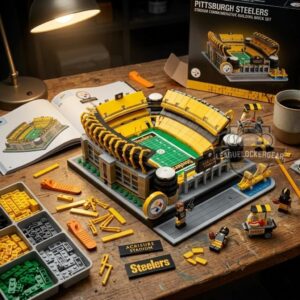 Pittsburgh Steelers Acrisure Stadium Building Block Set