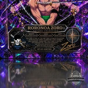 Roronoa Zoro Ashura Unleashed Ascended Collector Card