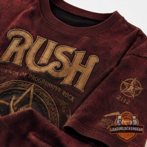 RUSH 58th Anniversary Legends of Progressive Rock T-Shirt