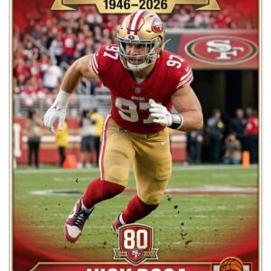 San Francisco 49ers 80th Anniversary 1946-2026 Legacy Collection Trading Card Box and Pack