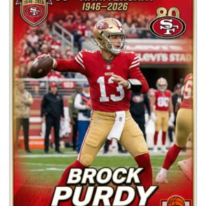 San Francisco 49ers 80th Anniversary 1946-2026 Legacy Collection Trading Card Box and Pack