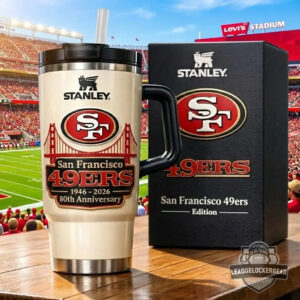 San Francisco 49ers 80th Anniversary 1946-2026 Stanley Tumbler