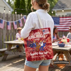 Scooby-Doo 250 Years of Freedom Patriotic Tote Bag
