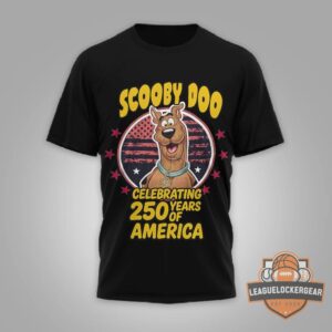 Scooby-Doo Celebrating 250 Years of America America Where Have You Been Mystery Machine T-Shirt