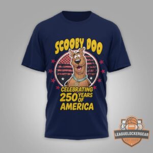 Scooby-Doo Celebrating 250 Years of America America Where Have You Been Mystery Machine T-Shirt