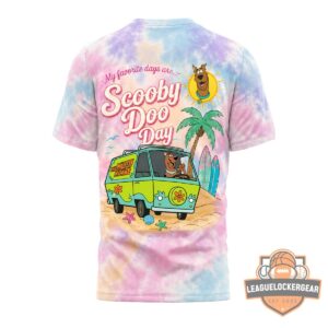 Scooby-Doo Scooby Doo Day Pastel Beach Road Trip T-Shirt