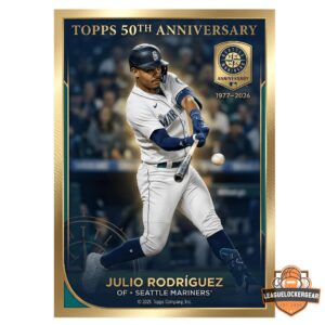 Seattle Mariners 50th Anniversary 1977-2027 MLB Trading Cards