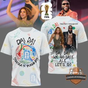 Shakira Burna Boy FIFA World Cup DAI DAI 2026 T-Shirt
