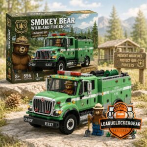 Smokey Bear Wildland Fire Engine Collector's Edition Building Set