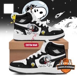 Snoopy Astronaut Space Custom AJ1 Sneakers