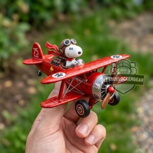 Snoopy Flying Ace 75th Anniversary Hot Wheels Die-cast Biplane