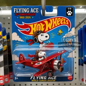 Snoopy Flying Ace 75th Anniversary Hot Wheels Die-cast Biplane