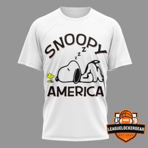 Snoopy I'm Retired America T-Shirt