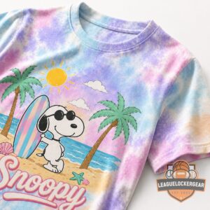 Snoopy Pastel Beach Road Trip Snoopy Days T-Shirt