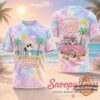 Snoopy Pastel Beach Road Trip Snoopy Days T-Shirt