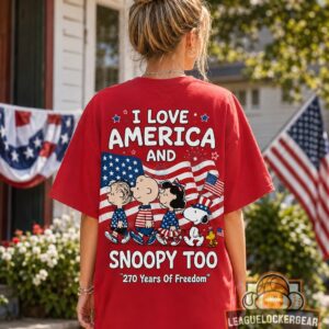 Snoopy Peanuts Gang America 250th Anniversary T-Shirt