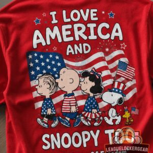 Snoopy Peanuts Gang America 250th Anniversary T-Shirt