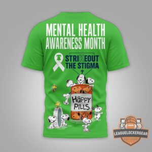 Snoopy Peanuts Mental Health Awareness Month T-Shirt