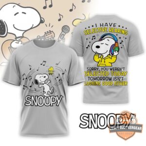 Snoopy I Have Selective Hearing T-Shirt