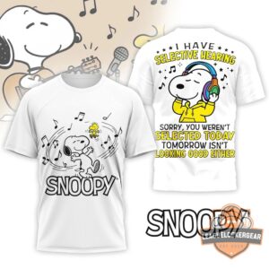 Snoopy I Have Selective Hearing T-Shirt