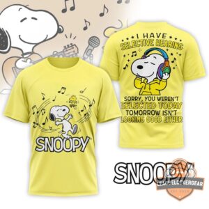 Snoopy I Have Selective Hearing T-Shirt